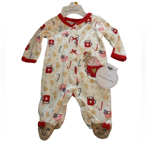 NWT Three Adorable Baby Outfits Holiday Christmas Girl Boy Clothing - Picture 1 of 3